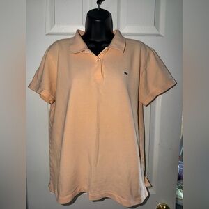 Vineyard Vines Women’s Orange Cotton Polo Shirt